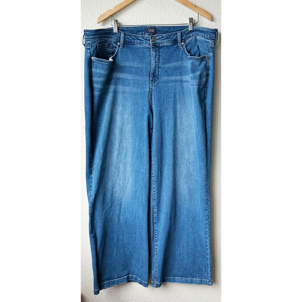 NYDJ Teresa Wide Leg Jeans in Blue sz 22W
